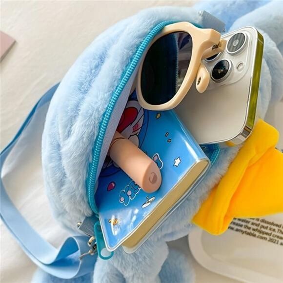 Disney Dumbo Inspired Plush Cartoon Theme Elephant Purse/Crossbody Bag - Picture 5 of 8